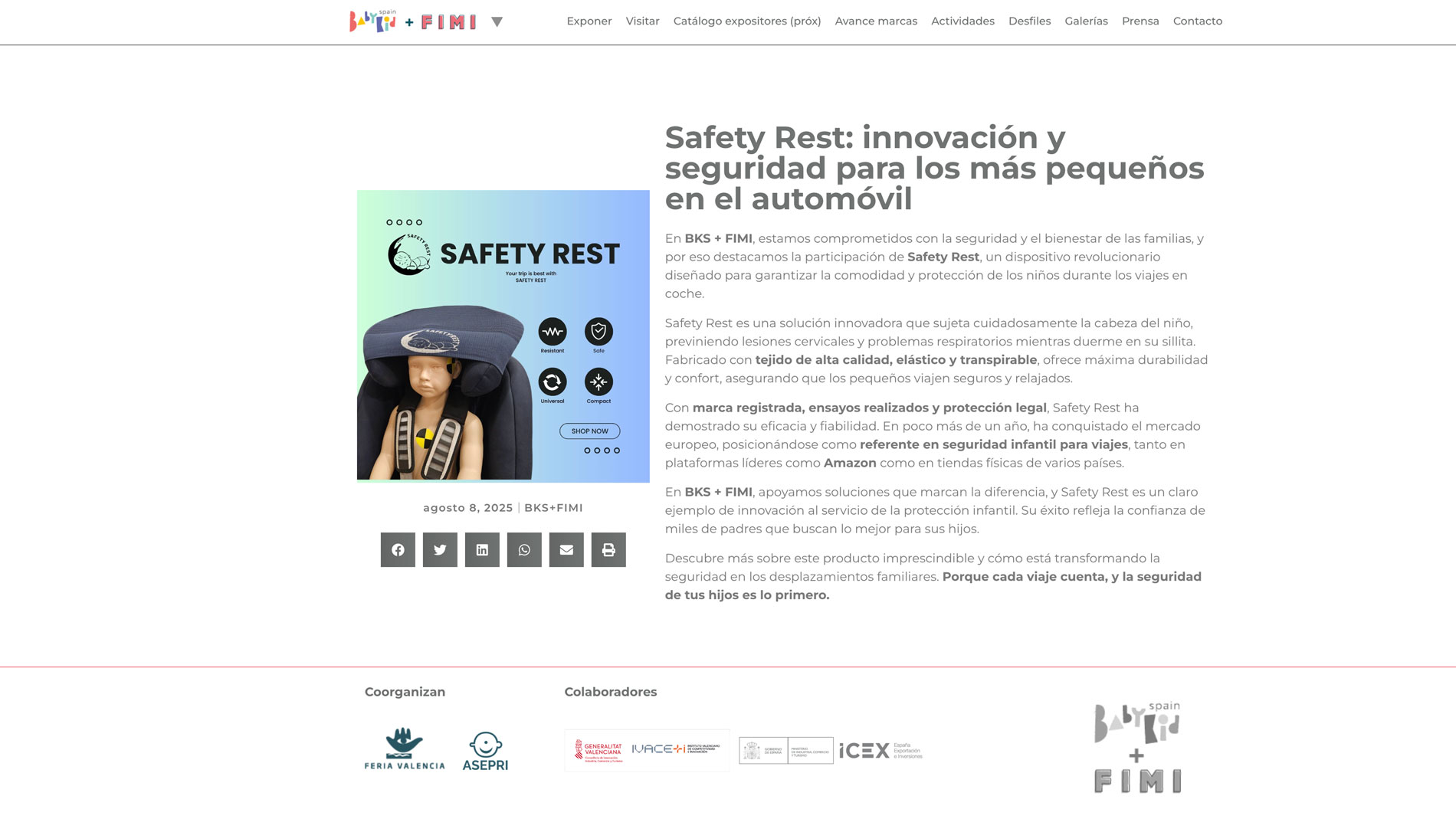 Safety Rest en BKS + FIMI